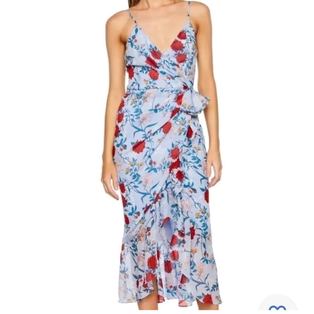 Bardot, Elle floral midi dress. Size 4/xs